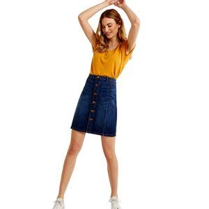 Reitmans Denim Skirt, Size 38